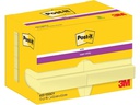 Post-it Notizzettel Super Sticky 47 x 47 mm, Gelb, 12 Blöcke