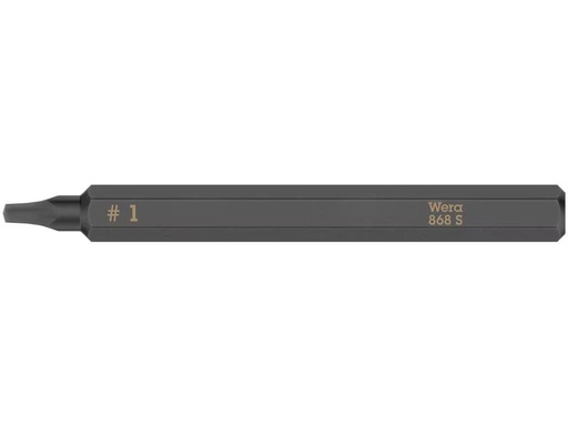 [90277161 1492797] Wera Bit 868 S Innenvierkant Nr.1, 1-teilig