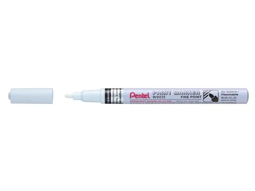 [90277190 1513205] pentel Permanent-Marker Paint 1.5 mm, Weiss