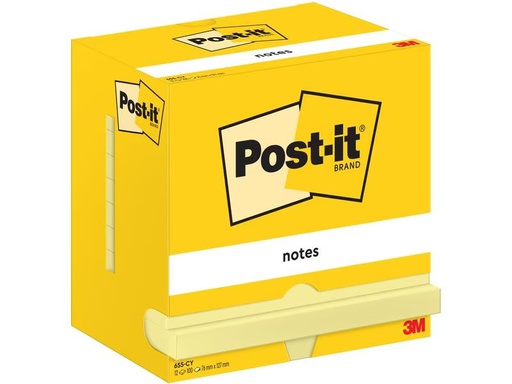 [90277197 1508399] Post-it Notizzettel 127 x 76 mm, Gelb, 12 Blöcke