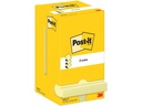 Post-it Notizzettel Z-Notes 76 x 76 mm, Gelb, 12 Blöcke