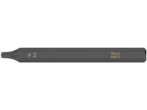 [90277239 1492798] Wera Bit 868 S Innenvierkant Nr.2, 1-teilig