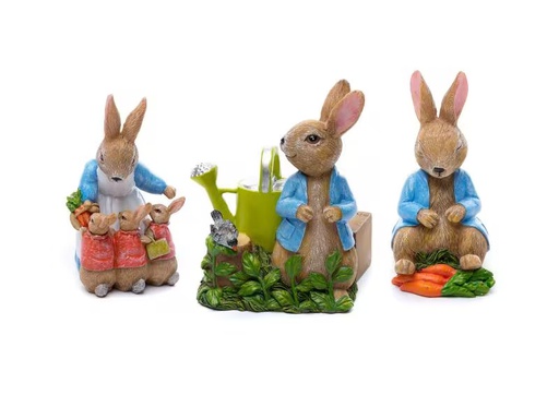 [90277300 1482149] Jardinopia Pflanzentopffüsse Potty Feet Beatrix Potter, 3er Set