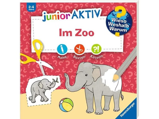 [90277330 1487987] Ravensburger Kinder-Sachbuch WWW junior AKTIV: Im Zoo