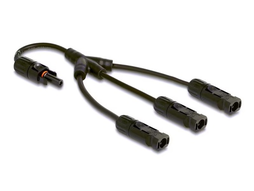 [90277475 1512204] Delock Splitter Kabel DL4 1x Buchse zu 3x Stecker 4 mm², 35 cm