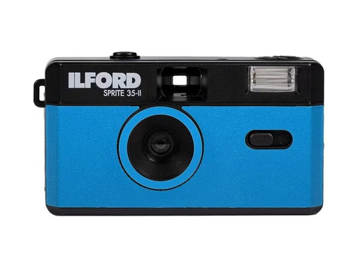 [90277483 1512031] Ilford Analogkamera Sprite 35-II Blue &amp; Black