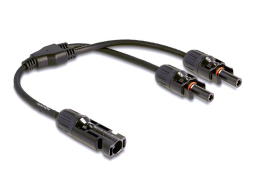 [90277613 1512202] Delock Splitter Kabel DL4 1x Stecker zu 2x Buchse 4 mm², 30 cm