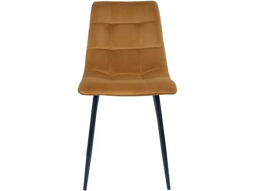 [90277643 1509514] House Nordic Stuhl Middelfart 2 Stück, 86 x 55 cm, Schwarz/Senfgelb