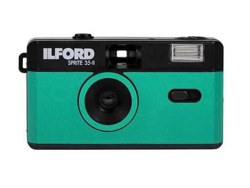 [90277663 1512033] Ilford Analogkamera Sprite 35-II Green &amp; Black