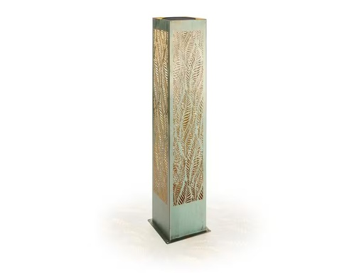 [90277695 1503464] STT Windlicht Solar Antic Pillar Lara, 78 cm, Mint