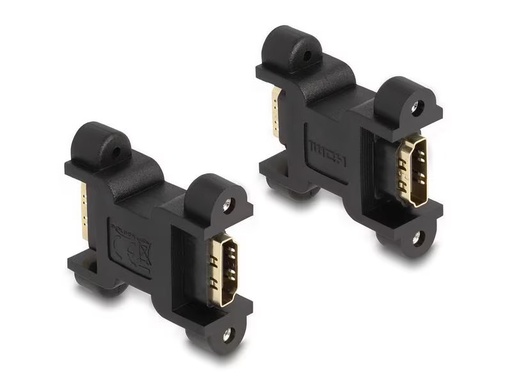 [90277722 1512207] Delock Adapter mit Schraubanschluss HDMI - HDMI