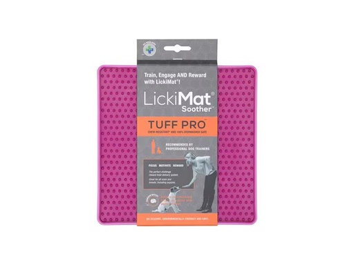 [90277772 1504169] LickiMat Futtermatte Dog Soother PRO Tuff, 20 x 20 cm, Pink
