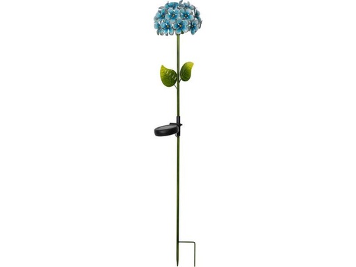 [90277775 1072337] Star Trading Gartenlicht Solar Hortensia, Blau