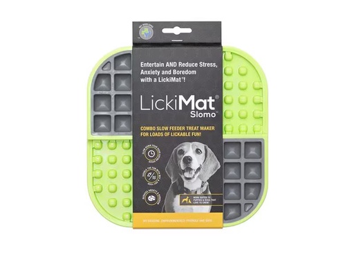 [90277799 1504166] LickiMat Futtermatte Dog Slomo, 20 x 20 cm, Grün
