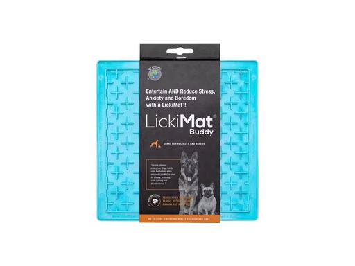 [90277812 1504160] LickiMat Futtermatte Dog Buddy XL, 28 x 28 cm, Türkis