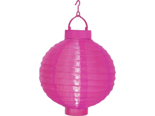 [90277814 1002886] Star Trading Lampion Solar Festival 20 cm, Rosa