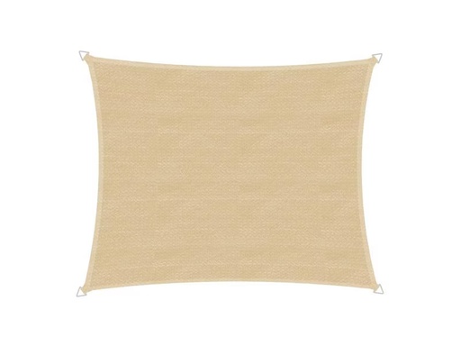 [90277833 1455620] Windhager Sonnensegel Capri, 4 x 5 m, Eckig, Champagner
