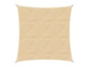 Windhager Sonnensegel Capri, 5 m, Eckig, Champagner