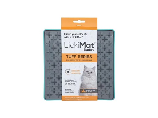 [90277878 1504175] LickiMat Futtermatte Cat Buddy Tuff, 20 x 20 cm, Türkis