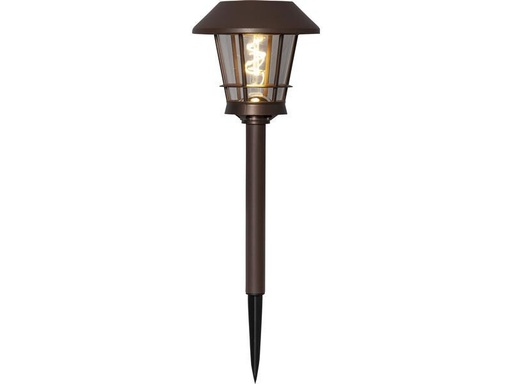 [90277920 1311406] Star Trading Gartenlicht Solar-Pollerleuchte Fergus, Braun
