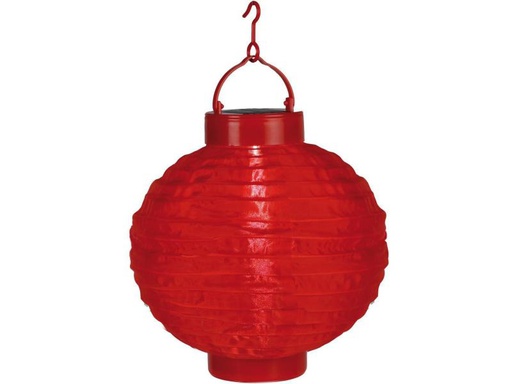 [90277931 898828] Star Trading Lampion Solar Festival 22 cm, Rot