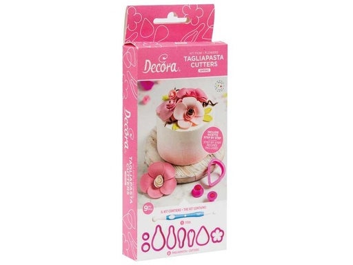 [90277940 1509593] Decora Prägerform Blumen Rosa