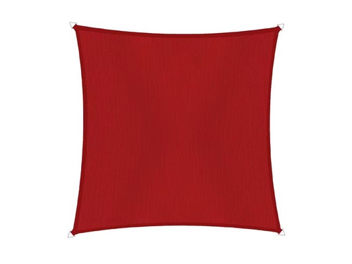[90277945 1455632] Windhager Sonnensegel Cannes, 5 x 5 m, Eckig, Rot