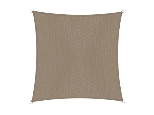 [90277955 1455630] Windhager Sonnensegel Cannes, 5 x 5 m, Eckig, Taupe