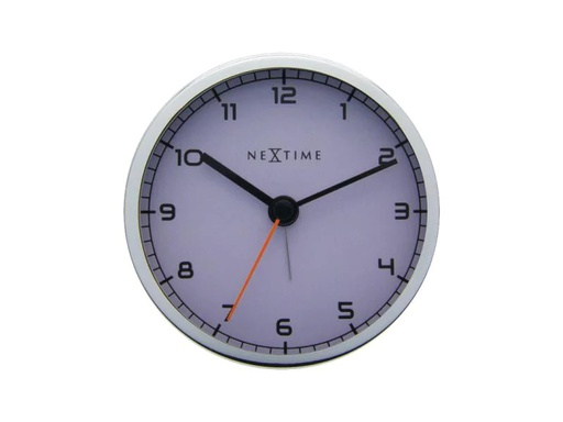 [90047305 736198] NeXtime Klassischer Wecker Company Alarm Weiss