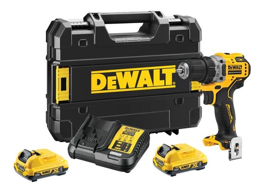 [90278197 1423817] DeWalt Akku-Bohrschrauber 12 V, 2 x 2 Ah Akku, Kit