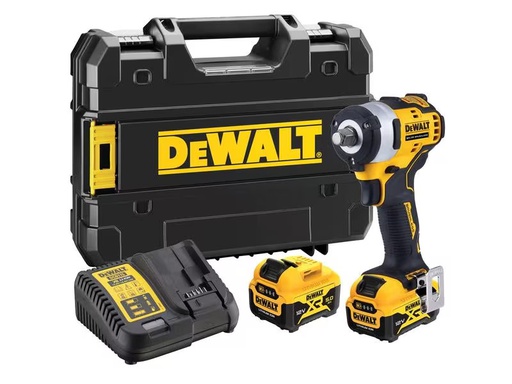 [90278267 1423820] DeWalt Akku-Schlagschrauber 12 V 1/2, 2x 5 Ah Akku, Kit