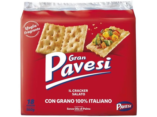 [90278277 1494333] Gran Pavesi Apéro Crackers gesalzen 560 g