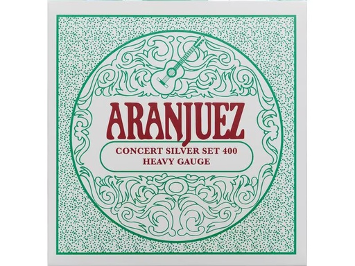 [90278382 1517440] Aranjuez Gitarrensaiten Concert Silver 400 – Heavy Gauge