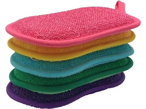 [90278392 1515562] Livington Everclean Geschirrschwamm Duo Sponge 16 x 9.5 x 1.5 cm, 5 Stück