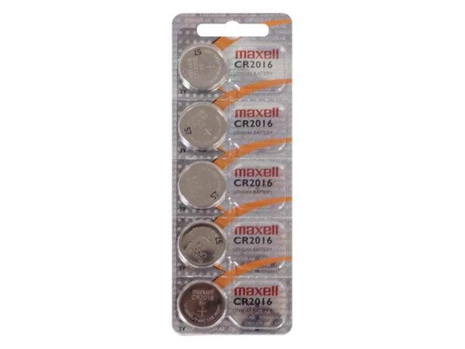 [90047343 920144] Maxell Europe LTD. Knopfzelle CR2016 5 Stück
