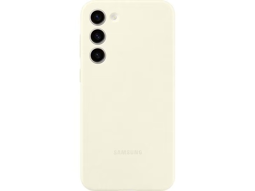 [90278668 1503792] Samsung Back Cover Silicone Galaxy S23+ Creme
