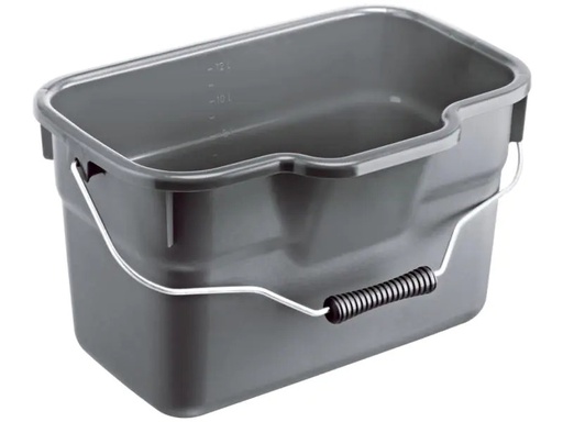 [90047369 515465] Rotho Putzeimer Basic 12 l, Grau