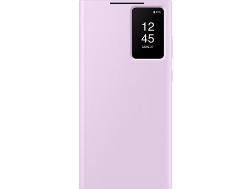 [90278756 1503771] Samsung Book Cover Smart View Galaxy S23 Ultra Lavendel