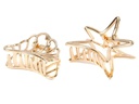 Creativ Company Haarklemme 6 cm, 2 Stück, Gold