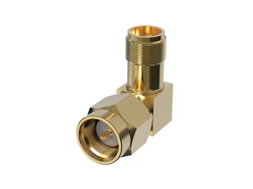 [90278836 1508051] Axis Zubehör TU6002 Rechtwinkliger SMA-Adapter Gold 10 Stück