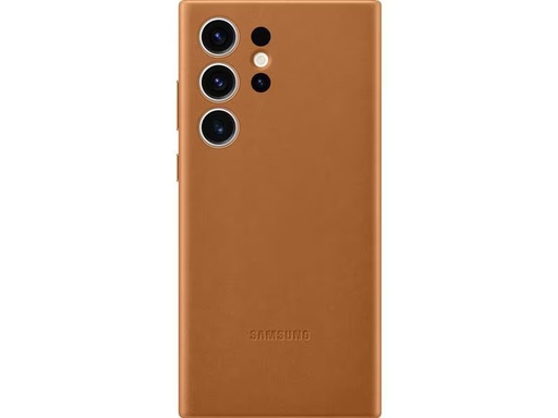 [90278936 1503759] Samsung Back Cover Leather Galaxy S23 Ultra Braun