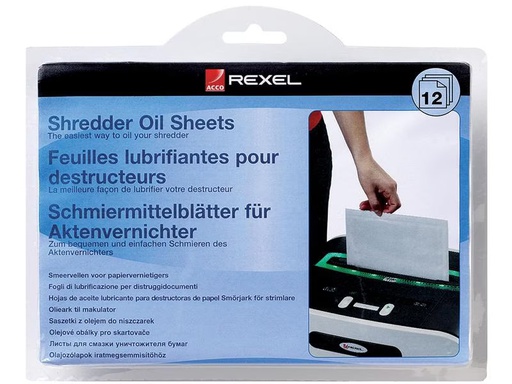 [90279055 1510314] Rexel Ölpapier für Aktenvernichter A5, 20 Stück