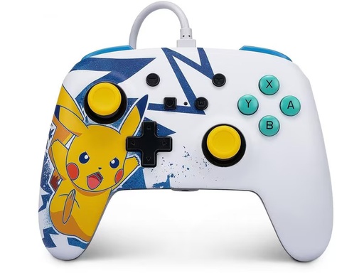 [90279237 1521305] Power A Enhanced Wired Controller Pikachu High Voltage