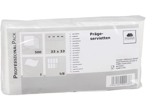 [90279258 1510710] tabletop Papierservietten 33 cm x 33 cm, 500 Stück