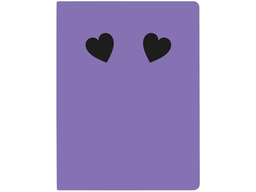 [90279299 1467853] Nuuna Notizbuch Give me your heart, 16.5 x 22 cm, Punktraster