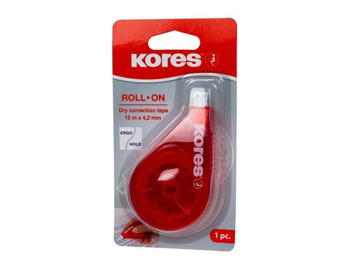 [90047429 1096355] Kores Korrekturroller Roll-On 15 m x 4.2 mm