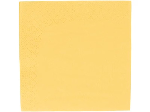 [90279312 1510705] tabletop Papierservietten 33 cm x 33 cm, 100 Stück, Gelb