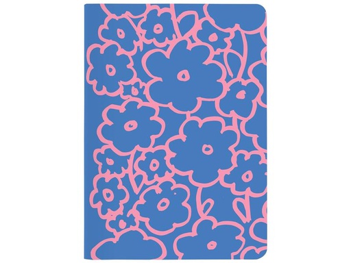 [90279343 1467863] Nuuna Notizbuch Flower power, 10.8 x 15 cm, Punktraster