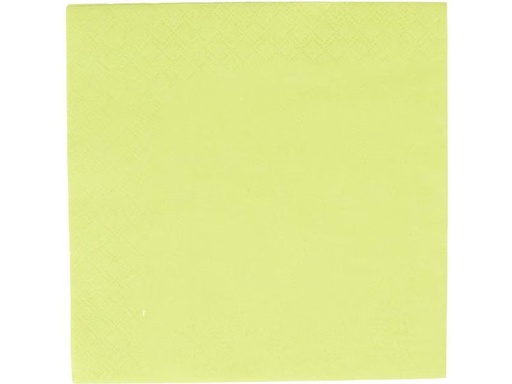[90279357 1510709] tabletop Papierservietten 33 cm x 33 cm, 100 Stück, Limette