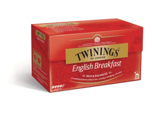 [90047436 964362] Twinings Teebeutel English Breakfast 25 Stück